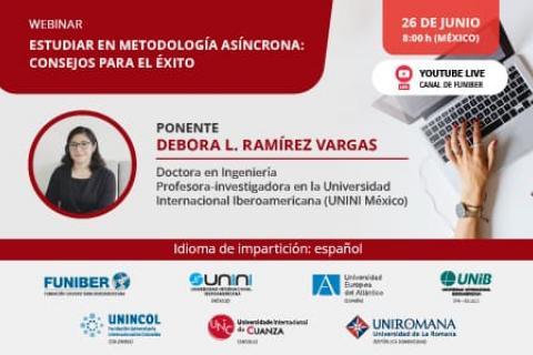 UNINCOL organiza el webinar «Estudiar en metodología asíncrona: consejos para el éxito»
